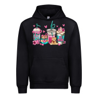 Black valentines day coffee Urban Hoodie - Jasminsmagicworld