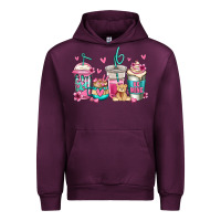Mauve Wine valentines day coffee Urban Hoodie - Jasminsmagicworld