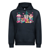 Navy valentines day coffee Urban Hoodie - Jasminsmagicworld