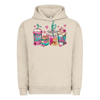 Pigment French Oak valentines day coffee Urban Hoodie - Jasminsmagicworld