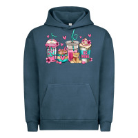 Pigment Midnight Navy valentines day coffee Urban Hoodie - Jasminsmagicworld