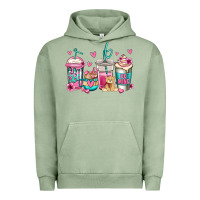 Pigment Oil Green valentines day coffee Urban Hoodie - Jasminsmagicworld
