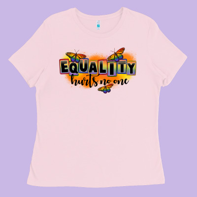 Equality Hurts No One Ladies Tee Designed By Fadigitalartstudio