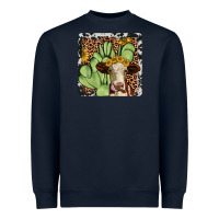 Navy cactus hereford coaster Heavyweight Sweatshirt - JahusDesignShop