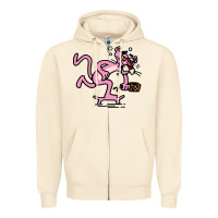 Sandshell pink panther Zipper Hoodie - linhVisuals