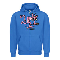 True Royal pink panther Zipper Hoodie - linhVisuals