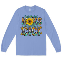 Colony Blue only the best moms get promoted to cici Long Sleeve Tee - CowhideDigitalArt