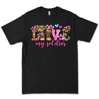 Black love my soldier olivia Premium Tee - OliviaCreatesArt