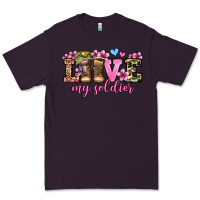 Plum love my soldier olivia Premium Tee - OliviaCreatesArt