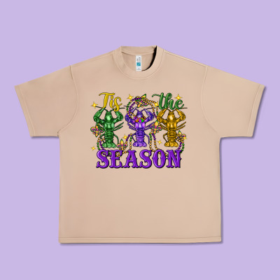 Tis The Season Crawfish Mardi Gras Urban Heavy Tee Designed By Fadigitalartstudio