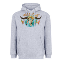 Heather Grey Wild Heart Heavyweight Hoodie - JahusDesignShop
