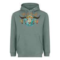 Sage Wild Heart Heavyweight Hoodie - JahusDesignShop