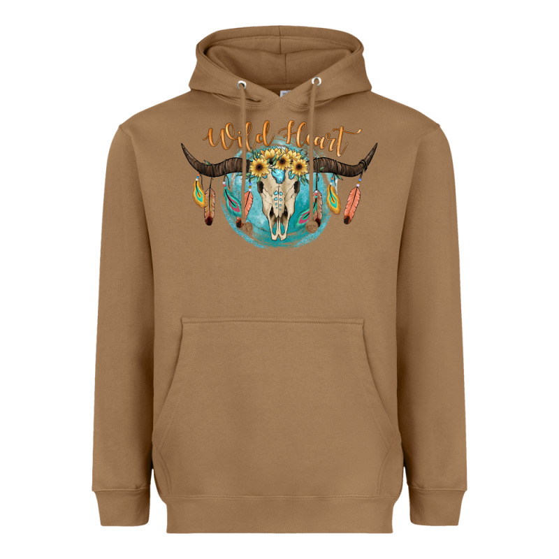 Wild Heart Heavyweight Hoodie by JahusDesignShop | Teevron