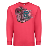 Cardinal Walk By Faith Not By Sight Premium Sweatshirt - JahusDesignShop