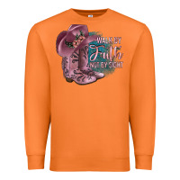 Carrot Walk By Faith Not By Sight Premium Sweatshirt - JahusDesignShop