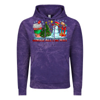 Cloud Purple Jingle All The Way Vintage Hoodie - CowhideDigitalArt