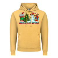 Vintage Mustard Jingle All The Way Vintage Hoodie - CowhideDigitalArt
