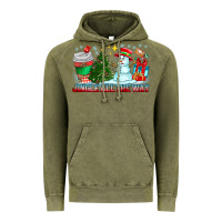 Vintage Olive Jingle All The Way Vintage Hoodie - CowhideDigitalArt