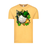 Vintage Mustard st.patrick's day volleyball Vintage Tee - FaDigitalArtStudio