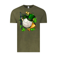 Vintage Olive st.patrick's day volleyball Vintage Tee - FaDigitalArtStudio