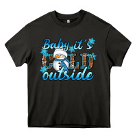 Asphalt Baby it's cold outside Heavy Core Tee - RanaPortraitStore