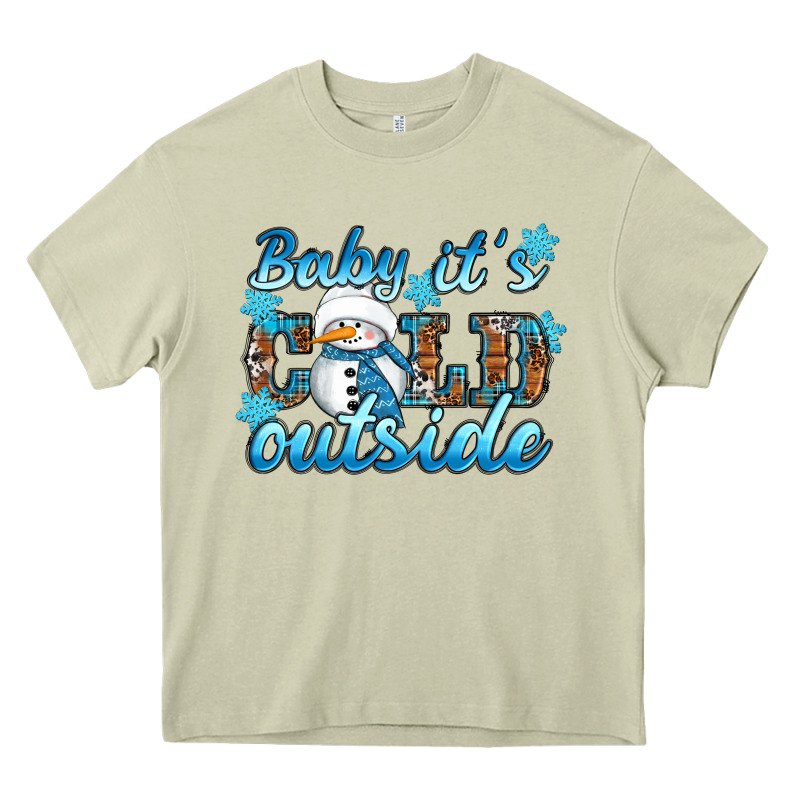 Baby It's Cold Outside Heavy Core Tee by RanaPortraitStore | Teevron