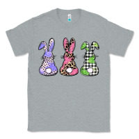 Heather Grey Easter bunnies Classic Tee - CowGirlArtShop