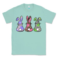 Seafoam Easter bunnies Classic Tee - CowGirlArtShop