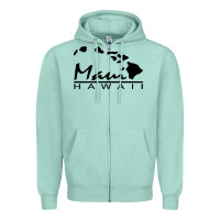 Seafoam maui hawaii Zipper Hoodie - linhVisuals