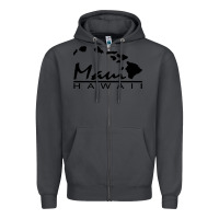 Smoke maui hawaii Zipper Hoodie - linhVisuals