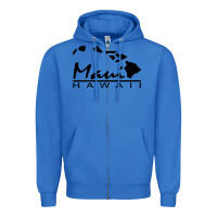 True Royal maui hawaii Zipper Hoodie - linhVisuals