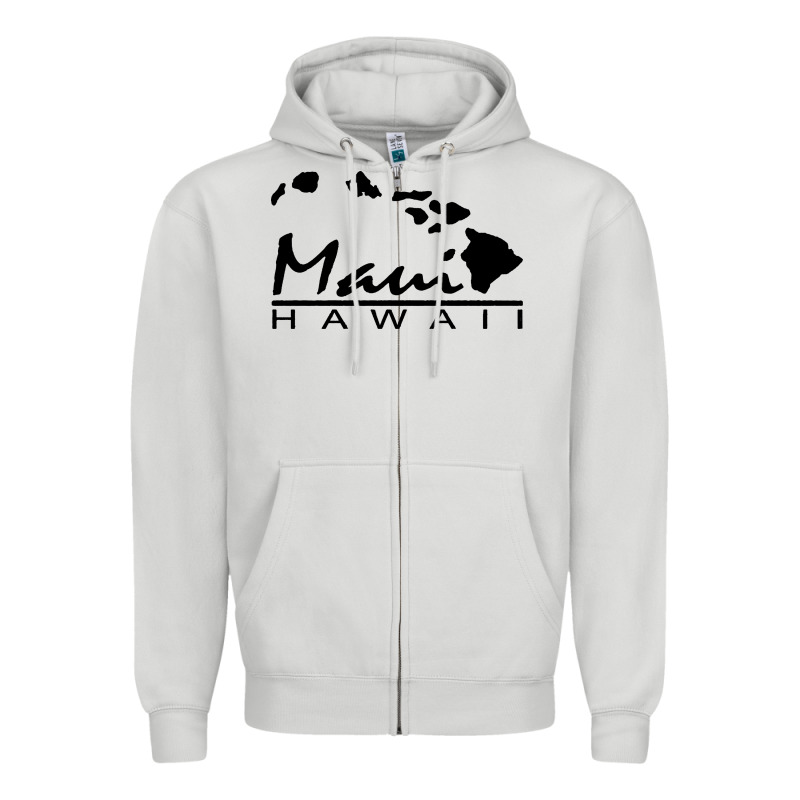Maui Hawaii Zipper Hoodie by linhVisuals | Teevron