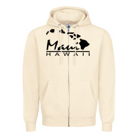 Sandshell maui hawaii Zipper Hoodie - linhVisuals