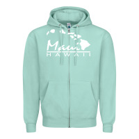 Seafoam maui hawaii Zipper Hoodie - linhVisuals