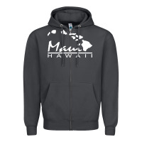 Smoke maui hawaii Zipper Hoodie - linhVisuals