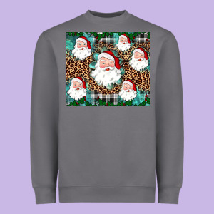 Santa Heavyweight Sweatshirt Designed By Jahusdesignshop