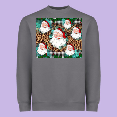 Santa Heavyweight Sweatshirt Designed By Jahusdesignshop