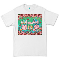 White Easter gnomes Premium Tee - OliviaCreatesArt