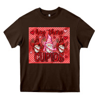 Chocolate Brown Hey there Cupids with gnomies tumbler Heavy Core Tee - HowdyJamesFarm
