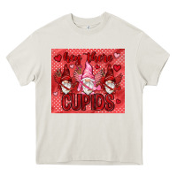 Cream Hey there Cupids with gnomies tumbler Heavy Core Tee - HowdyJamesFarm