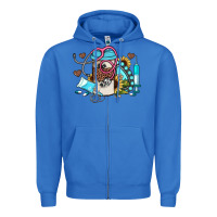 True Royal western sunflower gemstone nurse Zipper Hoodie - JahusDesignShop