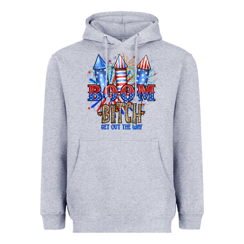 Boom Bıtch Get Out The Way Heavyweight Hoodie by JahusDesignShop | Teevron