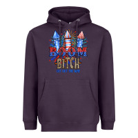 Plum Boom Bıtch Get Out The Way Heavyweight Hoodie - JahusDesignShop