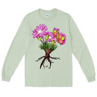 Matcha Bitterroot Flower Long Sleeve Tee - LillyAllenDesigns