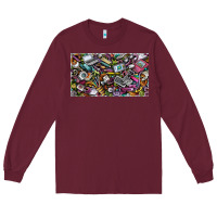 Burgundy 6bxva8dmzvnj8kavrqzzmp Long Sleeve Tee - chombo
