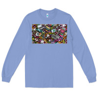 Colony Blue 6bxva8dmzvnj8kavrqzzmp Long Sleeve Tee - chombo