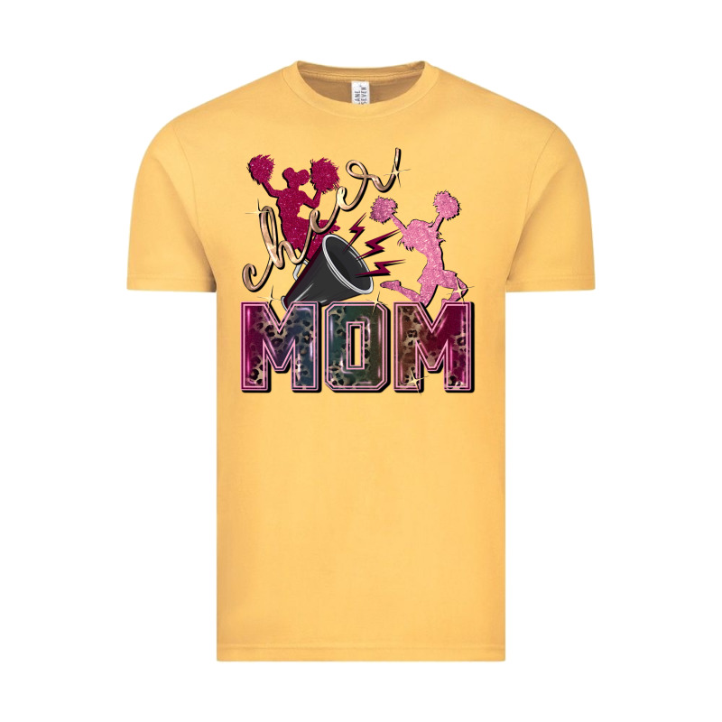 Cheer Mom Vintage Tee by FaDigitalArtStudio | Teevron