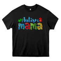 Black autism mama Heavy Core Tee - CowGirlArtShop
