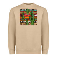 Mushroom cactus gemstone coaster Heavyweight Sweatshirt - JahusDesignShop