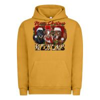 Pigment Peanut Butter Merry Christmas Heifers Urban Hoodie - RanaPortraitStore